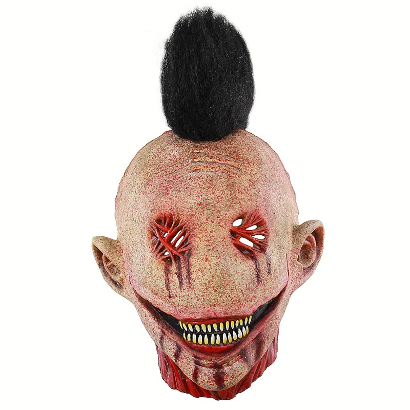 Scary Fish Mouth Latex Mask Murloc Bloody Full Face Carnival Costume Masquerade Adult Party Cosplay Costume Mask Halloween Props