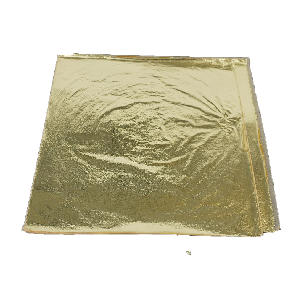 Easy Gilding gold leaf set - 100 sheets gold leaf one bottle gilding glue and clear coat two brushes and cotton gloves tweezers