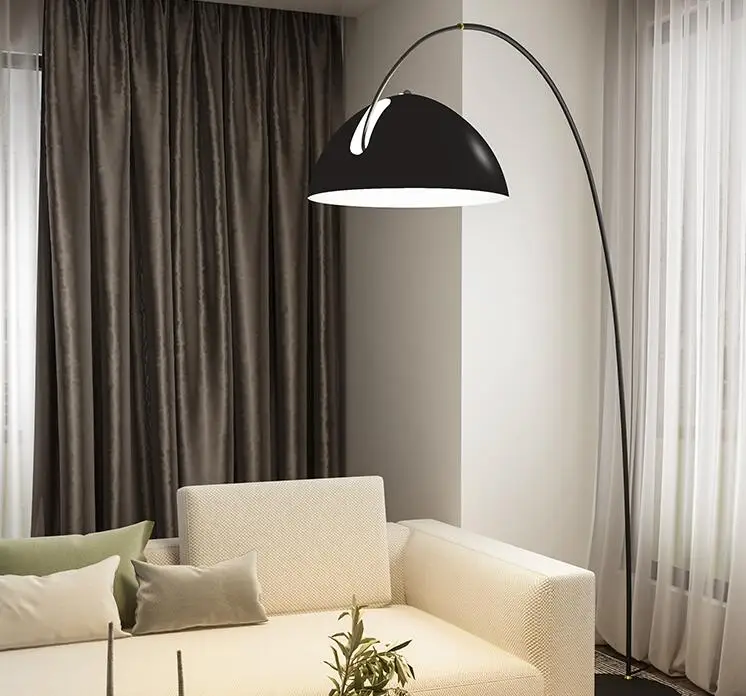 

Floor lamp living room bedroom villa sofa personality fishing vertical lamps