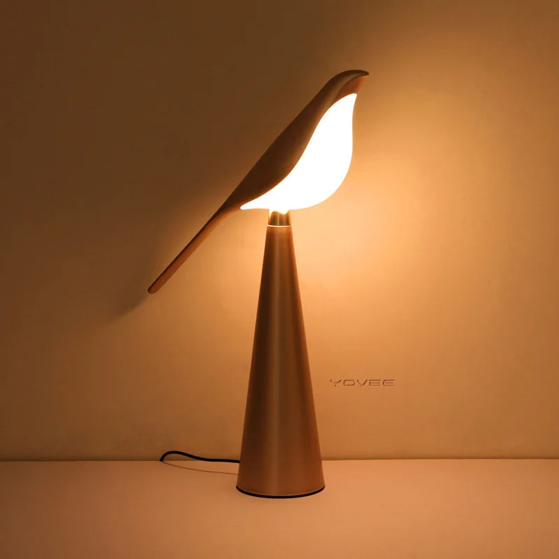 Modern Rechargeable Eye Protect Smart Touch Control Dimmable LED Table Lamp For Bed Room Bedside Reading Lamp