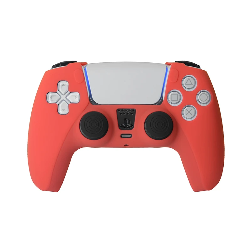 2021 PS5 Penutup Kontroler Baru Casing Silikon Anti-selip Kulit Gamepad untuk Playstation 5 Controller Joypad
