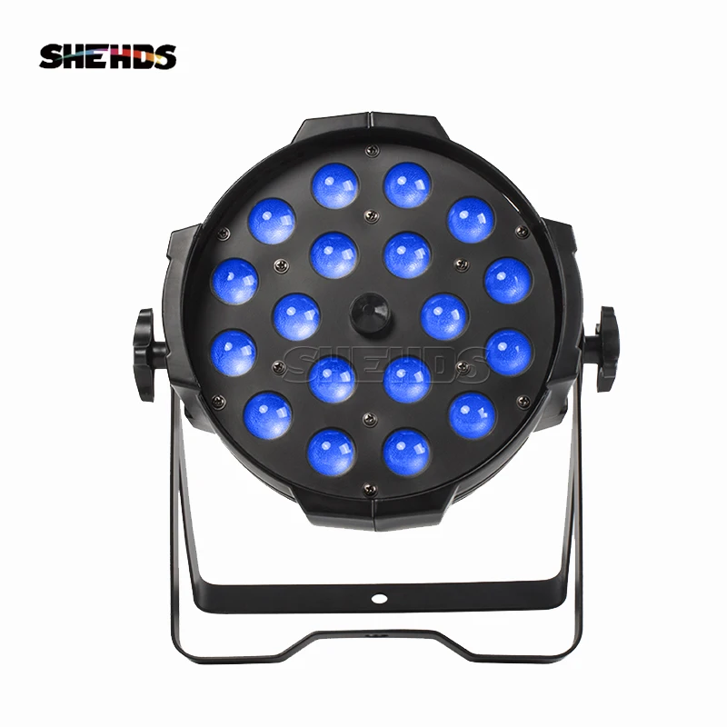 

2/4pcs LED Zoom 18x18W RGBWA+UV 6in1 Par Light IP20 DMX 512 Wedding Theater DJ disco Party SHEHDS Stage Lighting Design Show