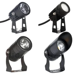 Iluminación LED regulable para jardín, lámpara de césped con puntas para exteriores, impermeable, AC110V, 220V, DC12V, 7W, 10W