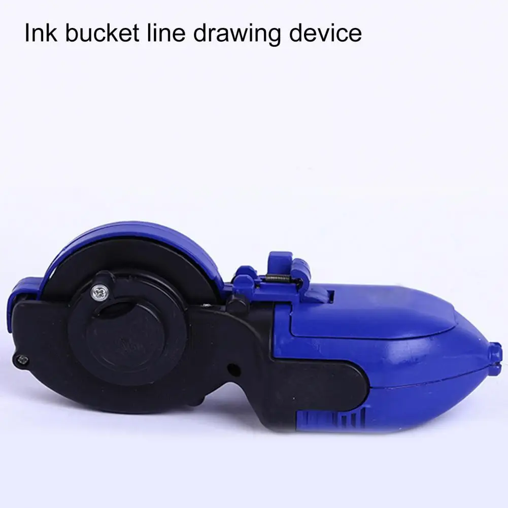 30m Automatic Rewinding Carpentry Anti-throw ABS Professional Chalk Line Ink Drawing Line Marker Bucket for Woodworking