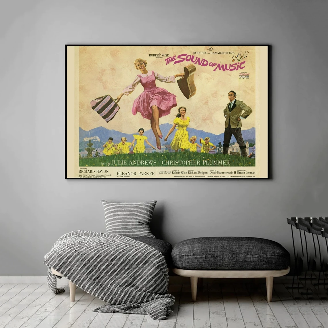 The Sound of Music (1965) Poster American Musical Drama Film Wall Decor Print Julie Andrews Christopher Plummer Art Gift