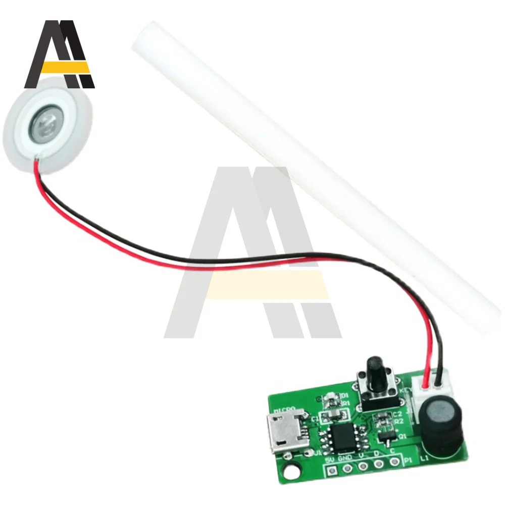 Single/Dual-channel USB Mini Humidifier DIY Kits Mist Maker Driver Circuit Board 5V Fogger Atomization Film Atomizer Sheet