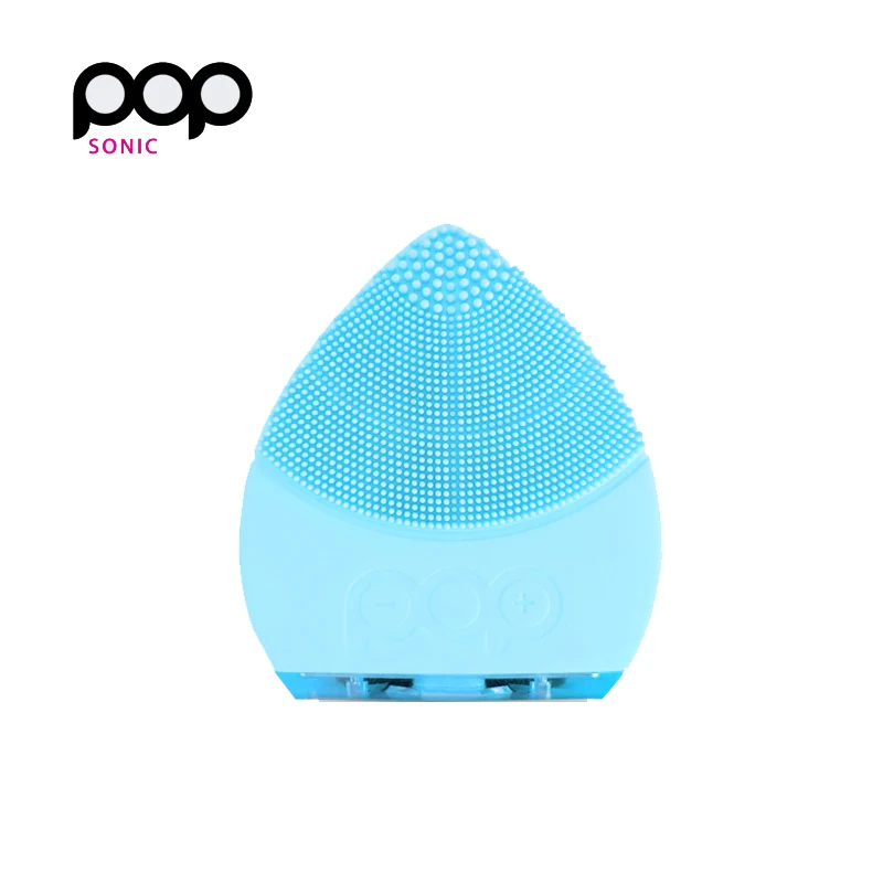 POP SONIC Electric Face Cleaning Brush Silicone Facial Clean Skin Care Oil Control Blackhead Remover Beauty Massager Brush NEW