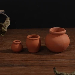1:12 Dollhouse Miniatures Decora Vase Mini Terracotta Flowers Pot DIY Dollhouse