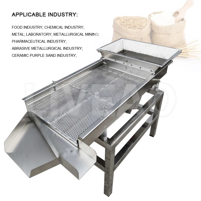 Machine de criblage de vibrations, grande Machine de tri de vibrations, écran de tri de particules en plastique, équipement de séparation en acier inoxydable