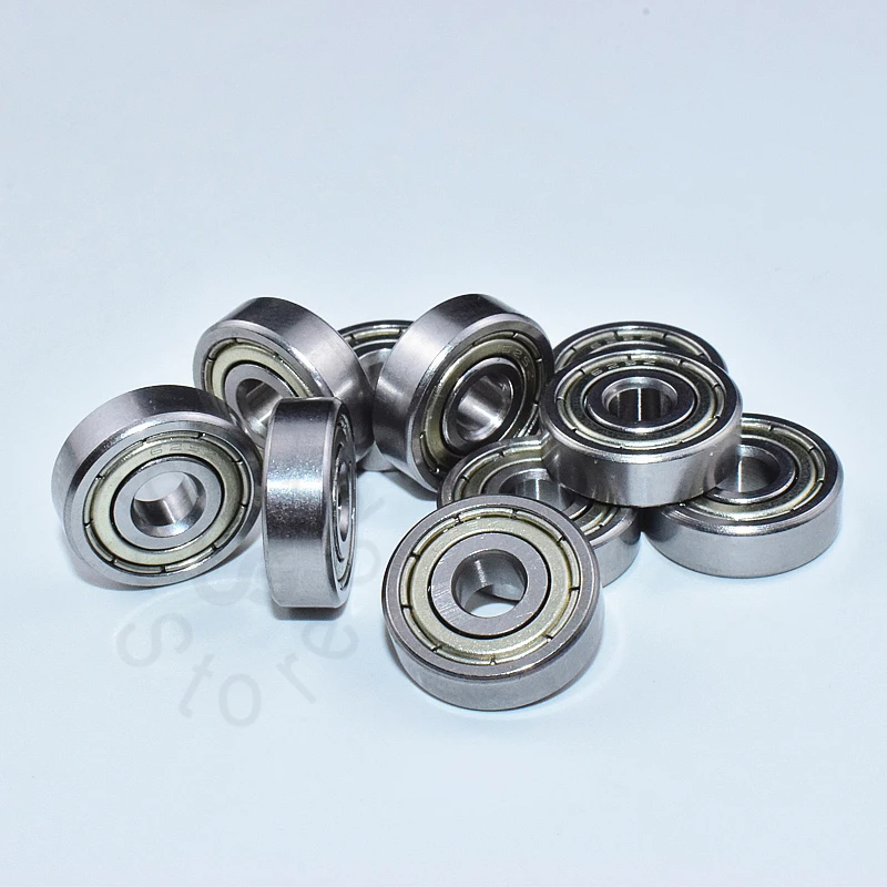 Carbon steel 625zz Bearing 10 Pieces 5*16*5(mm) Metal Sealed High speed Mechanical equipment parts