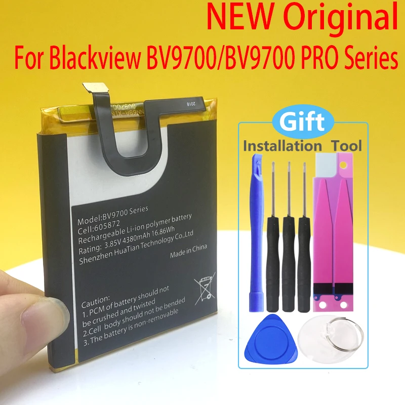 

NEW Original Battery For Blackview BV9700 / BV9700 PRO Series 605872 4380mAh IN Stock High Quality +Tracking Number