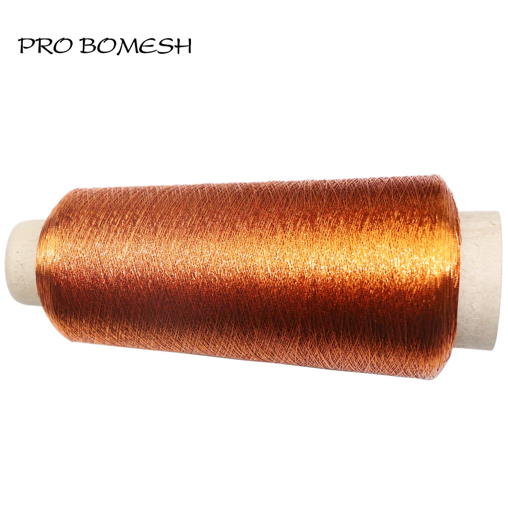 Pro Bomesh 1Pcs 2000m 300D Metallic Thread Wrap Guide Refit Repair Rod Guide Component DIY Rod Building Accessory Pole