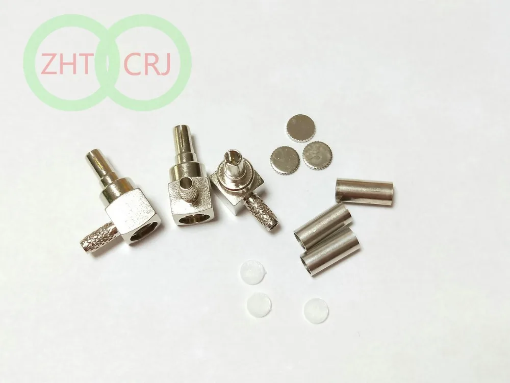 300PCS LOT CRC9 male right angle crimp for  RG316 RG174 cable Selling