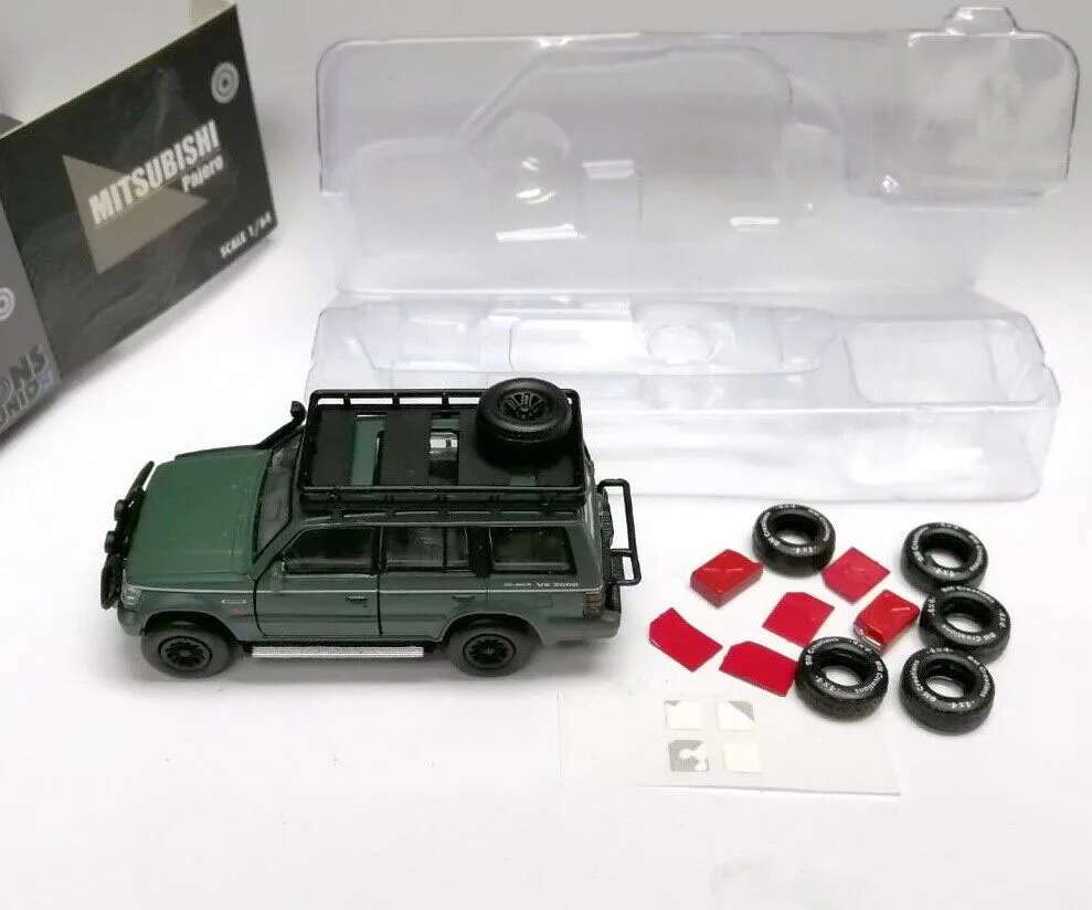 New  1/64 Scale Miniature Pajero2 Gen Jeep by BM Creations JUNIOR Diecast toys For Collection Gift