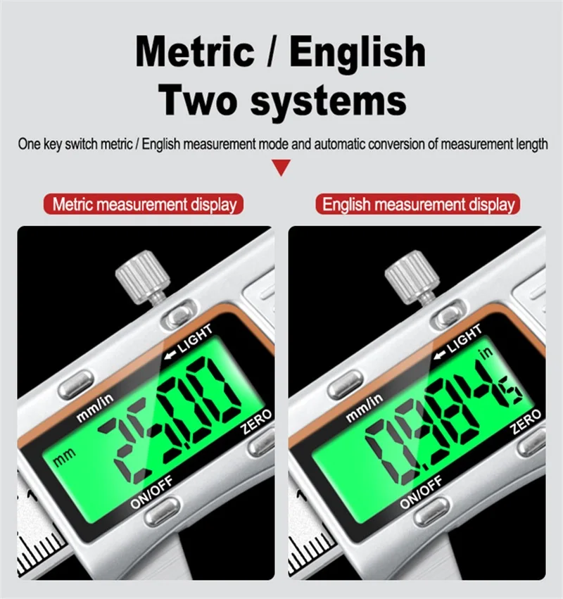 150mm digital electronic caliper stainless steel metal industrial calipers measuring precision professional tool with backlight