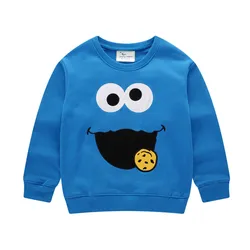 Saut mètres nouveaux pulls de dessin animé garçons filles vêtements en coton hiver automne Streetwear mode Elmo pulls pour garçons