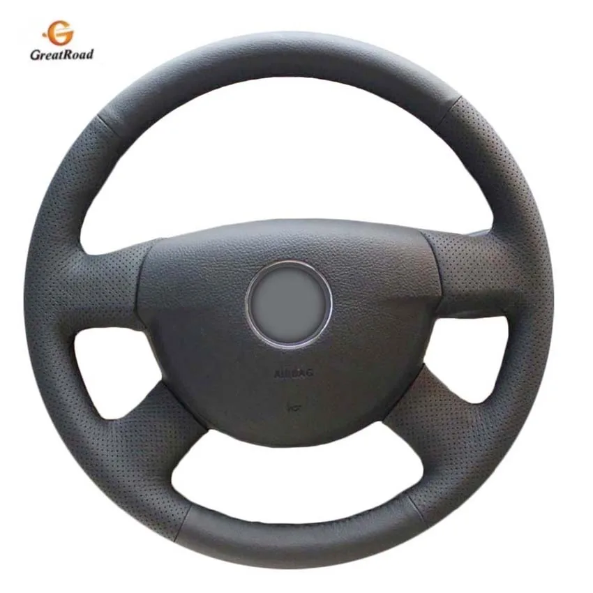 Black PU Artificial Leather car steering wheel Cover for Volkswagen VW Passat B6/dedicated Steering-Wheel Handlebar Braid