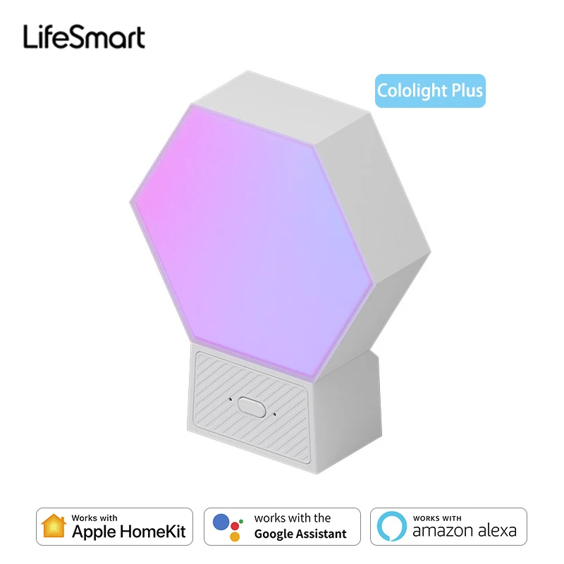 LifeSmart Cololight Plus Smart LED Light Panels 16 Million RGB Colors DIY Quantum Light Works with Apple HomeKit Google Alexa