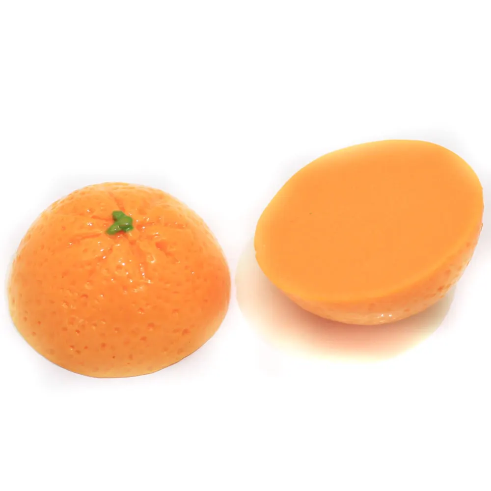 20/50pcs Cute New Resin Fruit Orange Simulation Miniature Food Art Flatback Cabochon DIY Craft Decoration