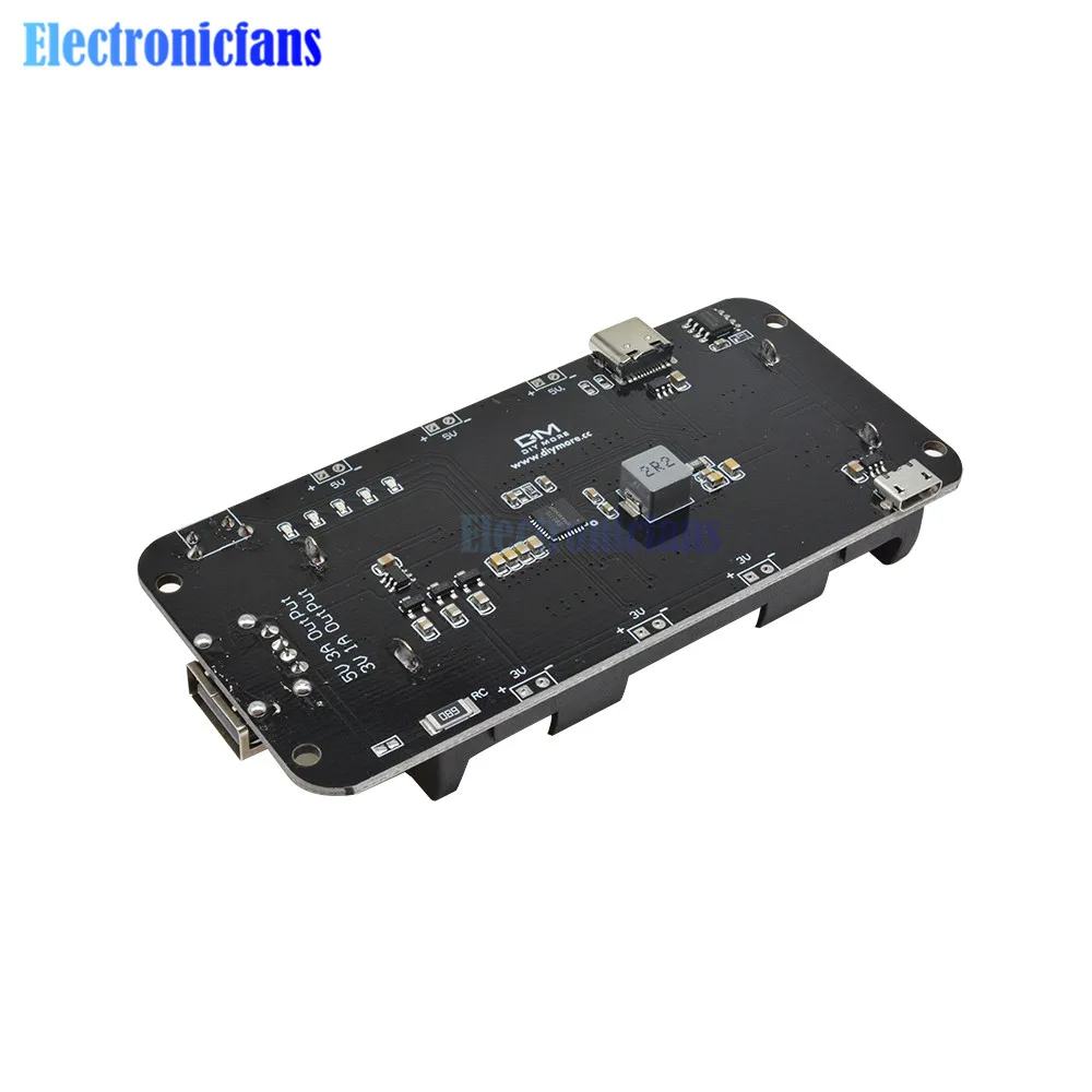Dual 18650 Lithium-Batterie-Shield V8 Micro-USB-Powerbank-Modul 3V1A 5V 3A für Raspberry Pi Wifi ESP8266 ESP32 Ladevorrichtung – Detail 10