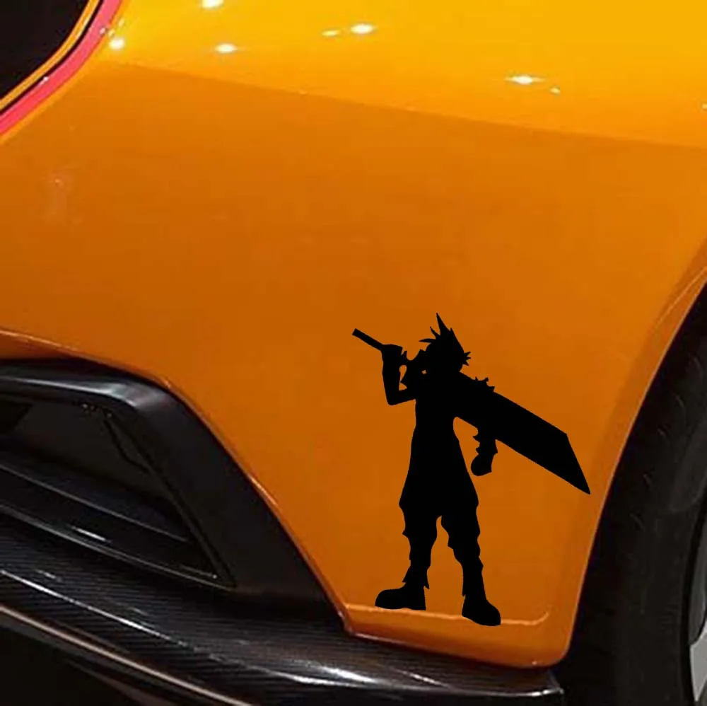 Role playing Final Fantasy styling, car windows, bumpers, motorcycle accessories, decorative vinyl car stickers