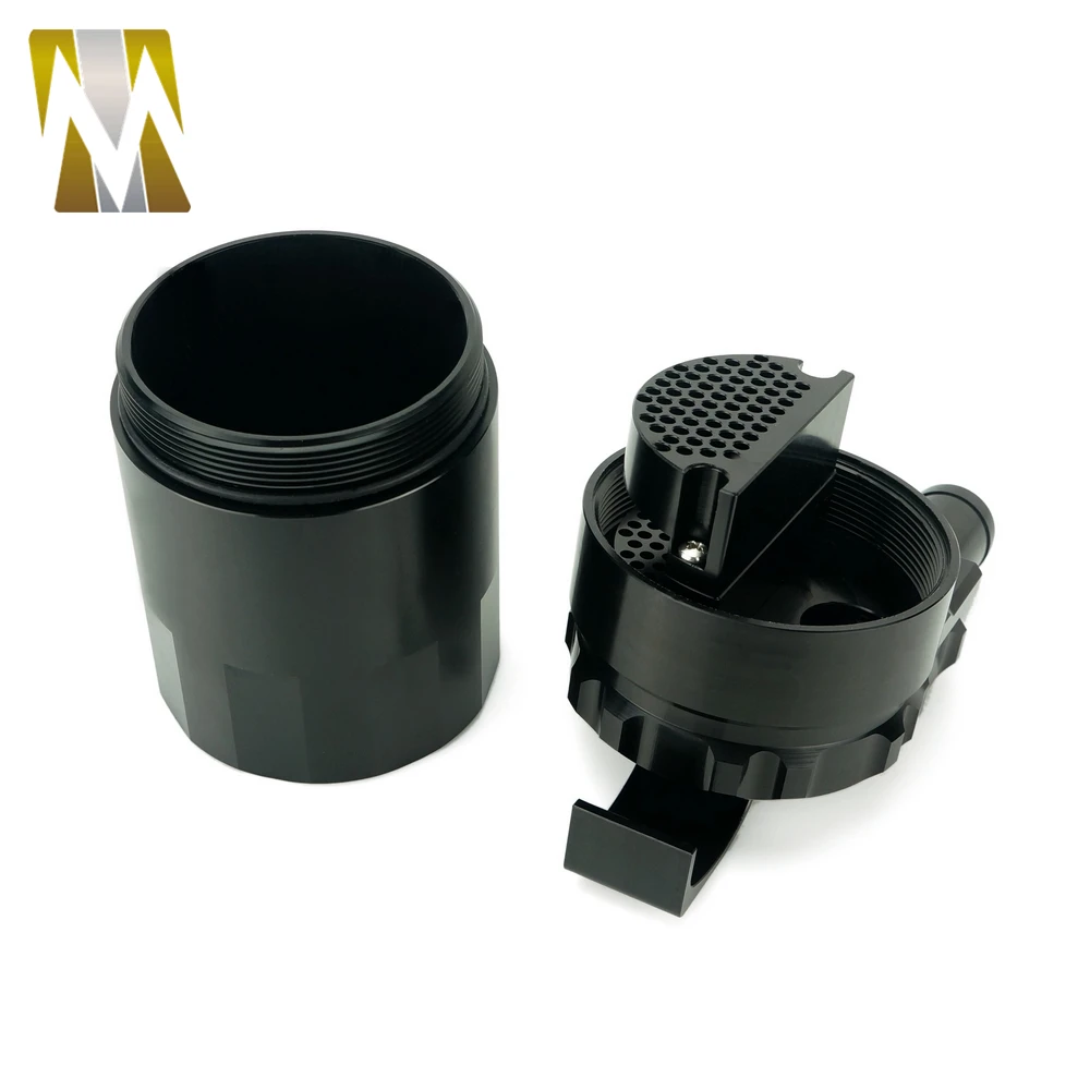 High Performance Universal Racing Aluminum Reservior Oil Catch Can Tank for N54 335 Alloy Fuel Tanks 0.5L 500ml