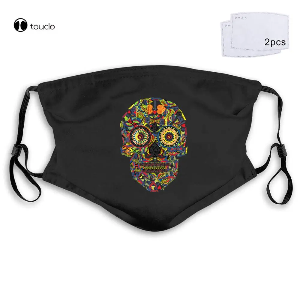 Mode Herren Schädel Mexikanischen Schädel Mexikanischen Sommer Outfit Mode Tattoo Sommer Gesicht Maske Filter Tasche Tuch Reusable waschbar