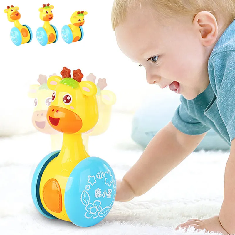 Brinquedos do bebê diversão pouco alto sino bola chocalhos brinquedo desenvolver inteligência do bebê agarrando brinquedo handbell chocalho brinquedos para o bebê/infantil