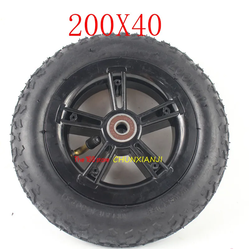 High Performance 200X40 8 Inch Rubber Wheel Tires Fits Folding Bicycle Electric Scooter Motorcycle Baby\'s Car 200*40 Tyre