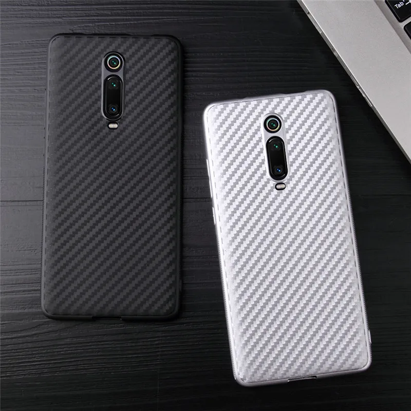 For Xiaomi Redmi K20 Pro Case  Shockproof Carbon Fiber Soft TPU Case for XIaomi Mi 9T / Mi9T Pro Bumper Matte capa