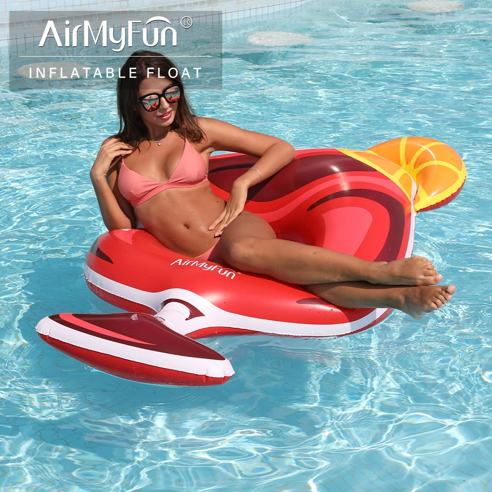 

AirMyFun, надувные бокалы для вина, гигантские поплавки для бассейна, плавательный круг для взрослых и детей, внутренние камеры из пенопласта для воды