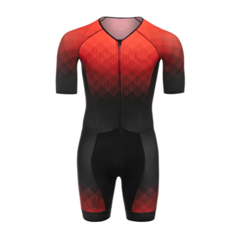 Mountain Bike Clothing For Cycling Swimming Running  2022 Newest Style Skinsuit Jumpsuit  Short Sleeve  Bicycle Suit Triathlon