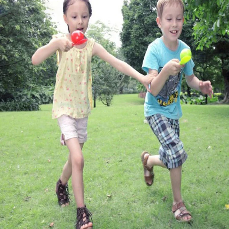 ملعقة توازن البيض ألعاب دعم الرياضة في الهواء الطلق مجموعة التدريب الحسي تدريب التوازن للأطفال لعبة تعليمية متعددة الوظائف #2