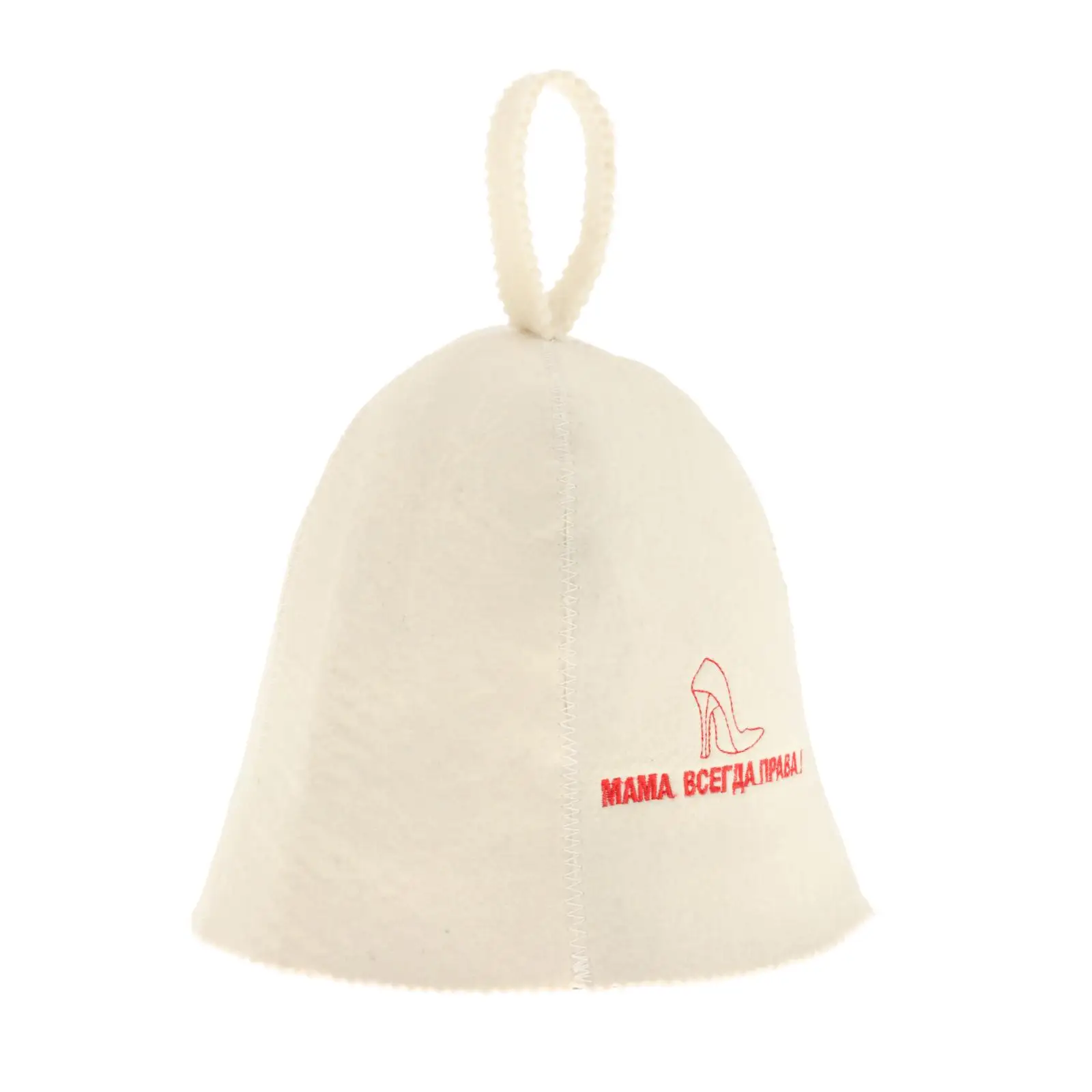 Wool Felt Sauna Hat with Embroidery for Saunahut ,Bath, Shower,Russian Banya, Protect Your Head from Heat