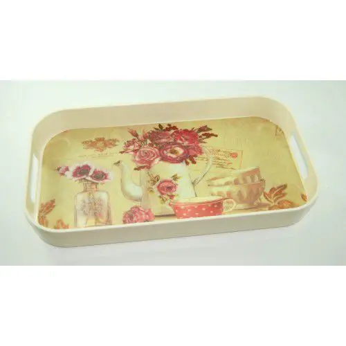 

DOLBOVI Modatools tray With Handle Mini Patterned 23026S tray поднос plateau de service