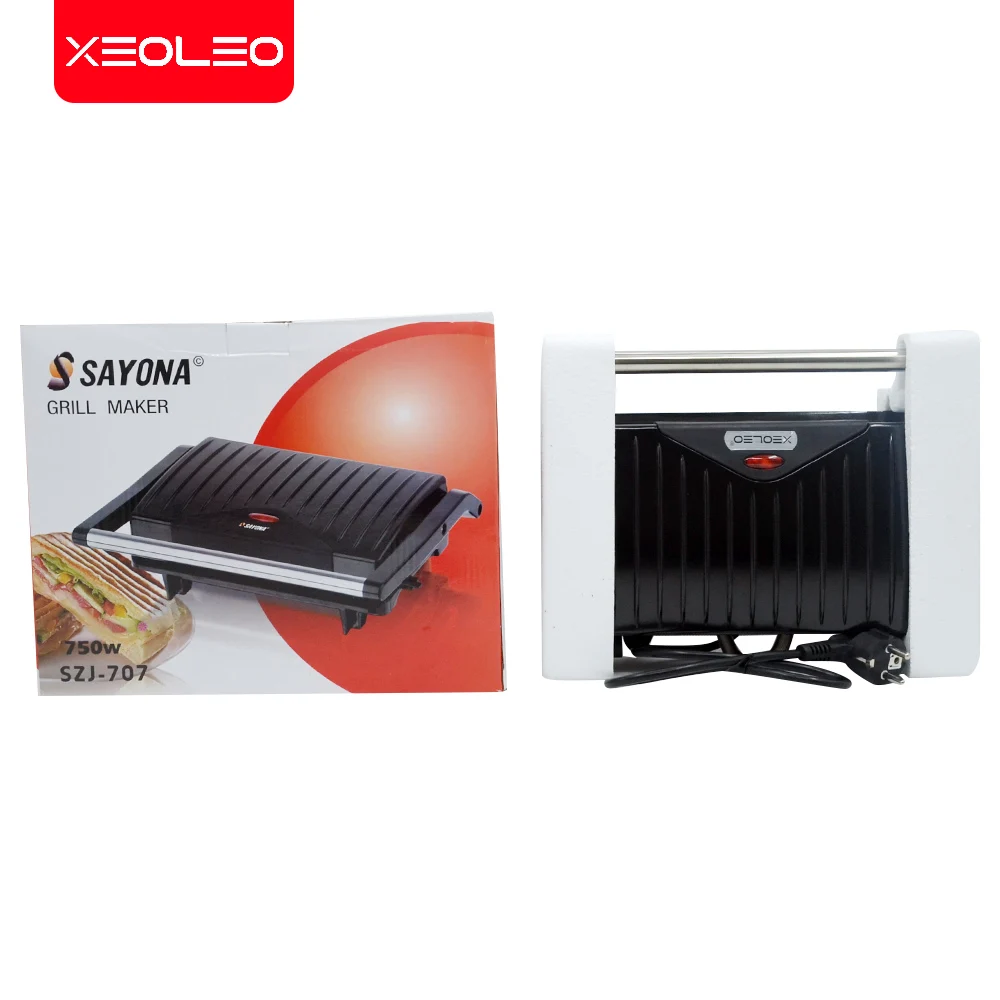 XEOLEO Panini Sandwich Maker Breakfast Machine Mini Barbecue Sausage Household Burger Toast Steak Grill Cooking Utensils Bread