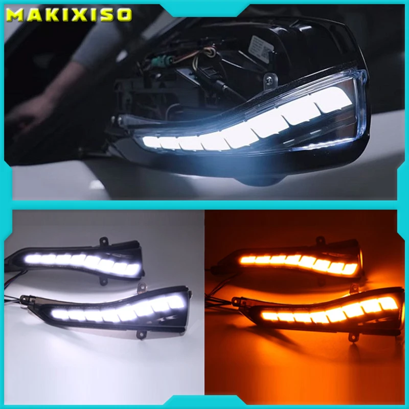 Suitable for Infiniti Q50 series 2016 2017 2018 modified rearview mirror lights rotating dynamic turn signal lights