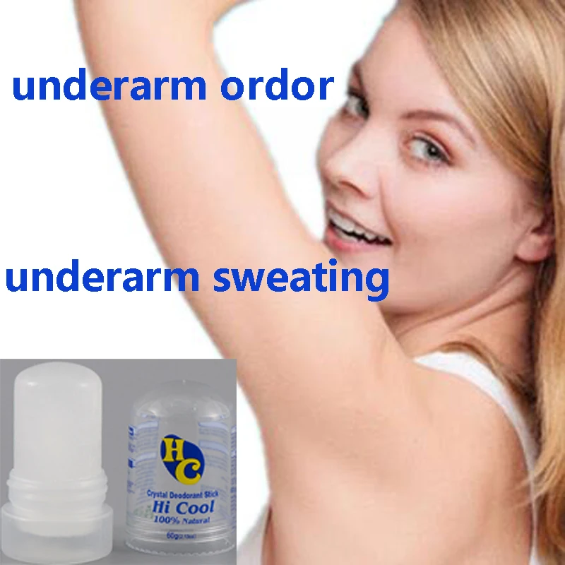 100% Natural Antiperspirant Deodorants Stick Antiperspirants Alum Crystal Deodorant Stick Underarm Removal 60g