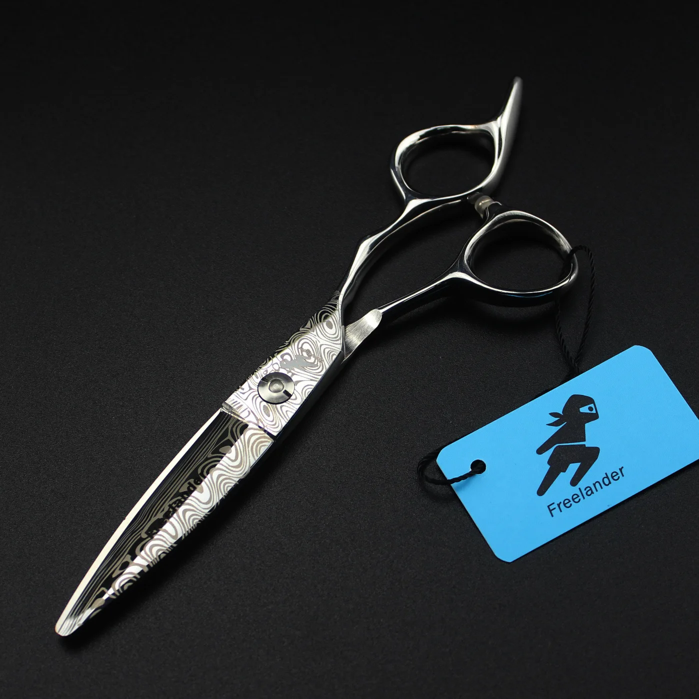 Professional 440c 6 inch Willow hair scissors cutting barber tools makas hot shears hairdressing scissors