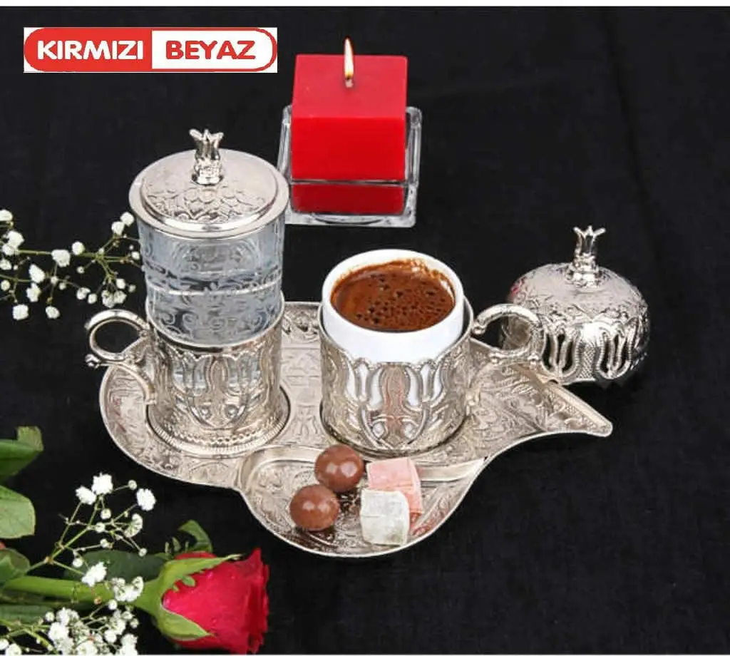 DOLBOVI COPPER KALPLİ GROOM FİNCAN SET SINGLE KİŞİLİK COFFEE SET, FİNCAN KIT (FREE SHIPPING) mug кружка coffee cup cup