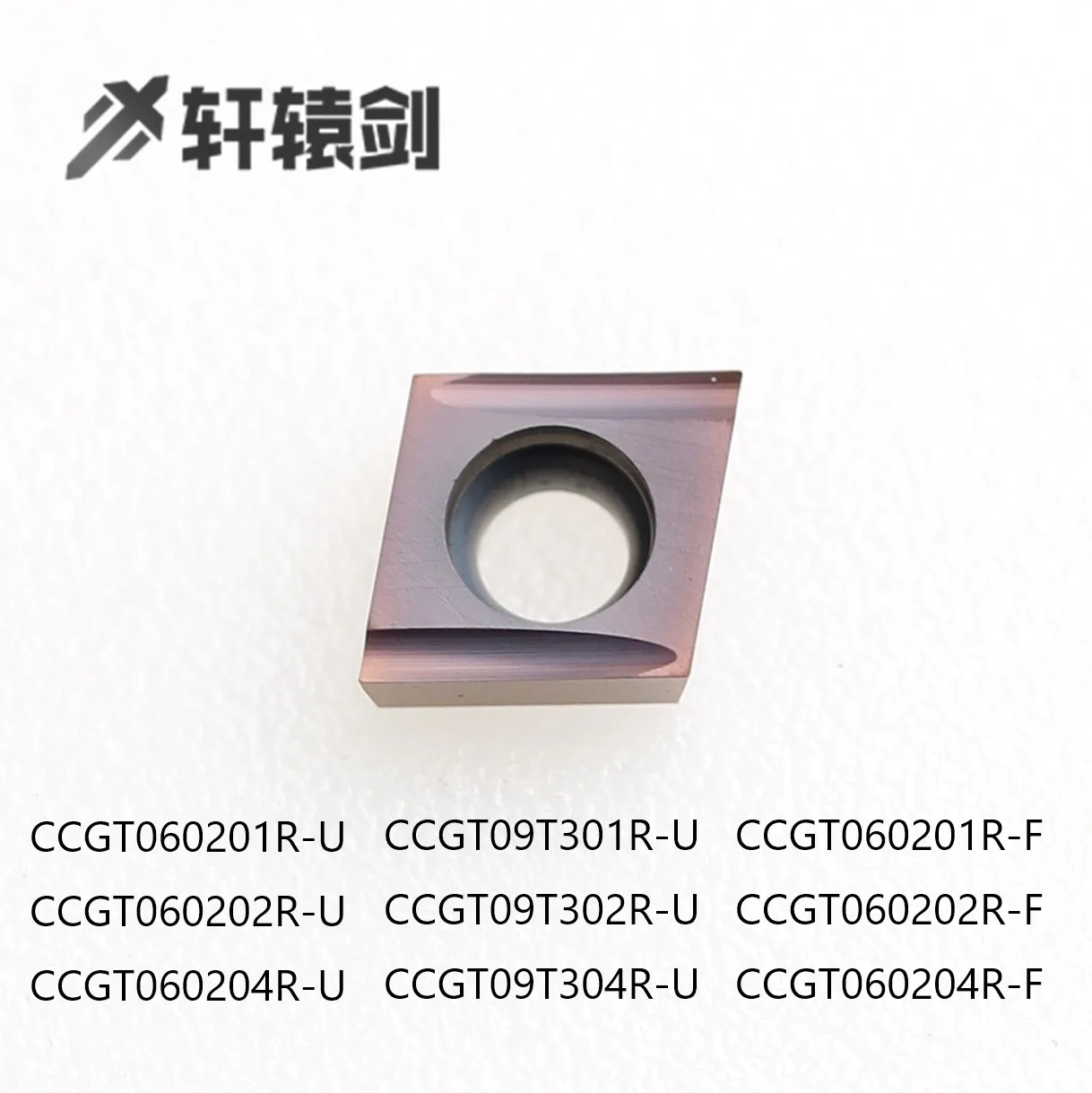 CCGT060201 CCGT060202 CCGT060204R-U CCGT09T301 09T302 CCGT09T304R-U100 % Asli Masukkan CNC Carbide Aluminium Blade