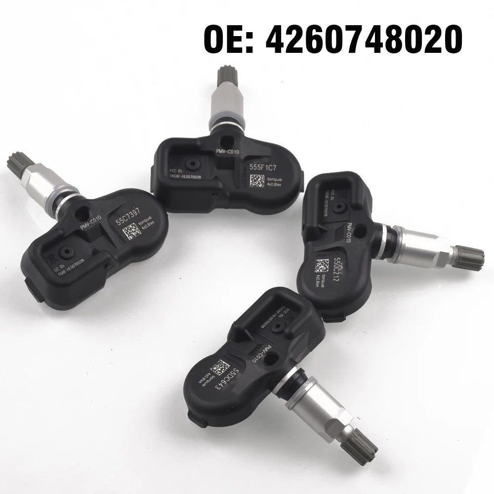 

4 PCS Car Tire Pressure Monitor Sensor TPMS 433MHZ For Toyota Camry CHR Land Cruiser 2017 2018 For LEXUS RX350 RX450 LS500h