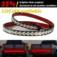 XINFOK Bar DC 12 24V rojo ámbar recogida señal de giro camión Utes Bakkie contenedor carga Jeep RV SUV tira de luz de freno luz trasera LED