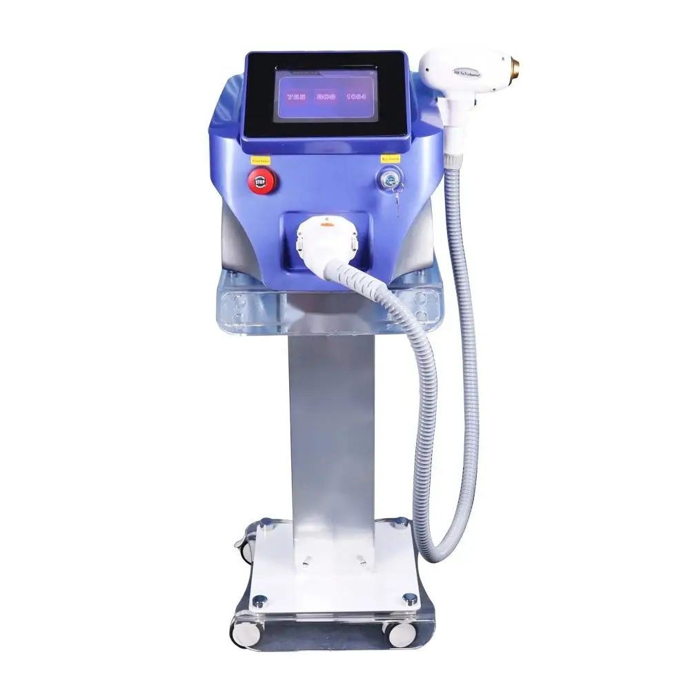 Diode System Hair Removal Machine 600W Power 3 Wavelength Cooling System Painless And Fast Depilation Equipment