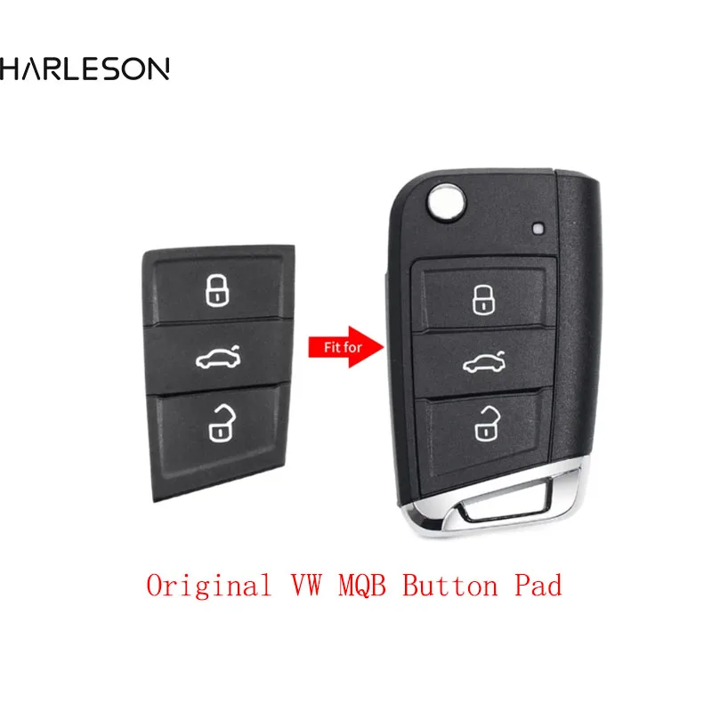 Original 3Button Remote Car Key Pad For OEM VW Golf 7 4 5 Mk4 6 For Skoda Octavia For Seat Leon Ibiza Altea Key Fob