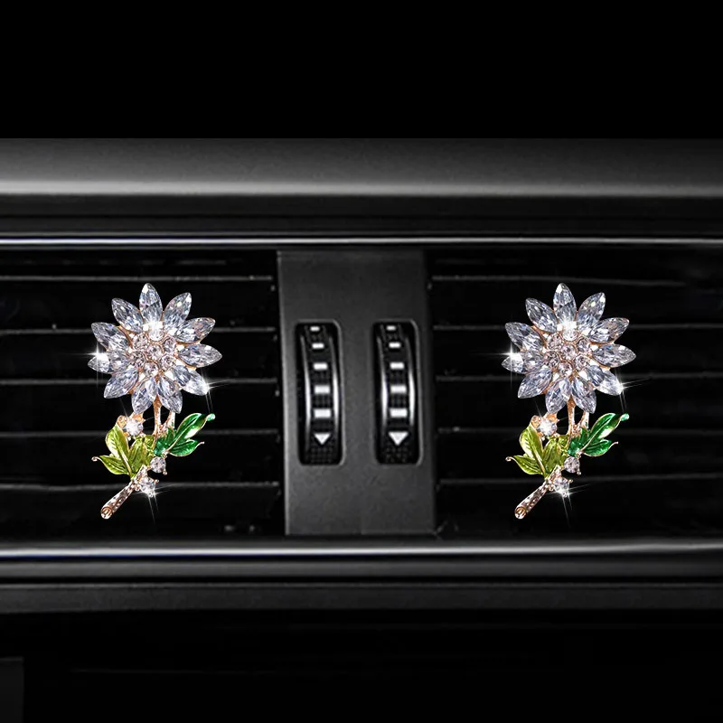 

Inlay Water drill Sunflower car Air conditioning outlet perfume car perfume car interior accessories car fragrance