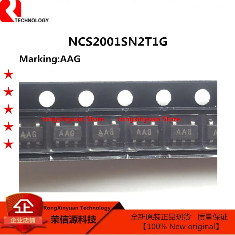 10 قطعة/الوحدة NCS2001SN2T1G AAG SOT-23-5 NCS2001SN2T1 NCS2001 0.9 فولت ، السكك الحديدية-تو-السكك الحديدية ، واحد مكبر للصوت التشغيلية 100% جديد الأصلي