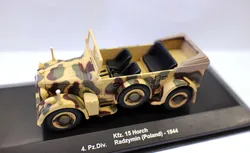 新しいaltaya1:43 kfz.15ホーク4.pz.div. 収集用のブラドzyminPoland 1944ダイキャストミリタリートラック