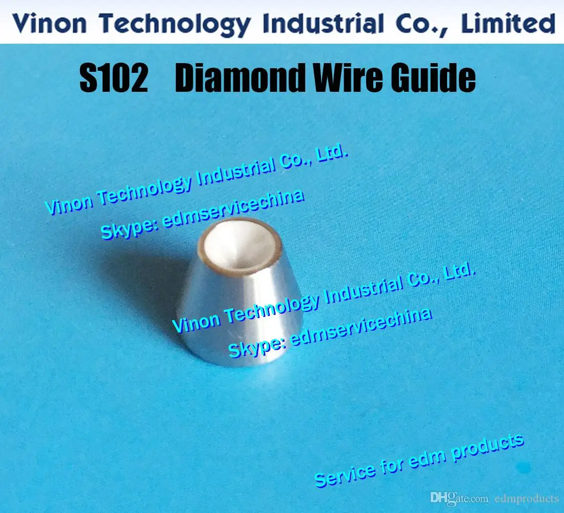 

d=0.105mm Diamond Dies Guide S102 3080236 edm Upper Dies B for AWT 0.105mm 0200134 for AQ,A,EPOC series wire-cut edm machine