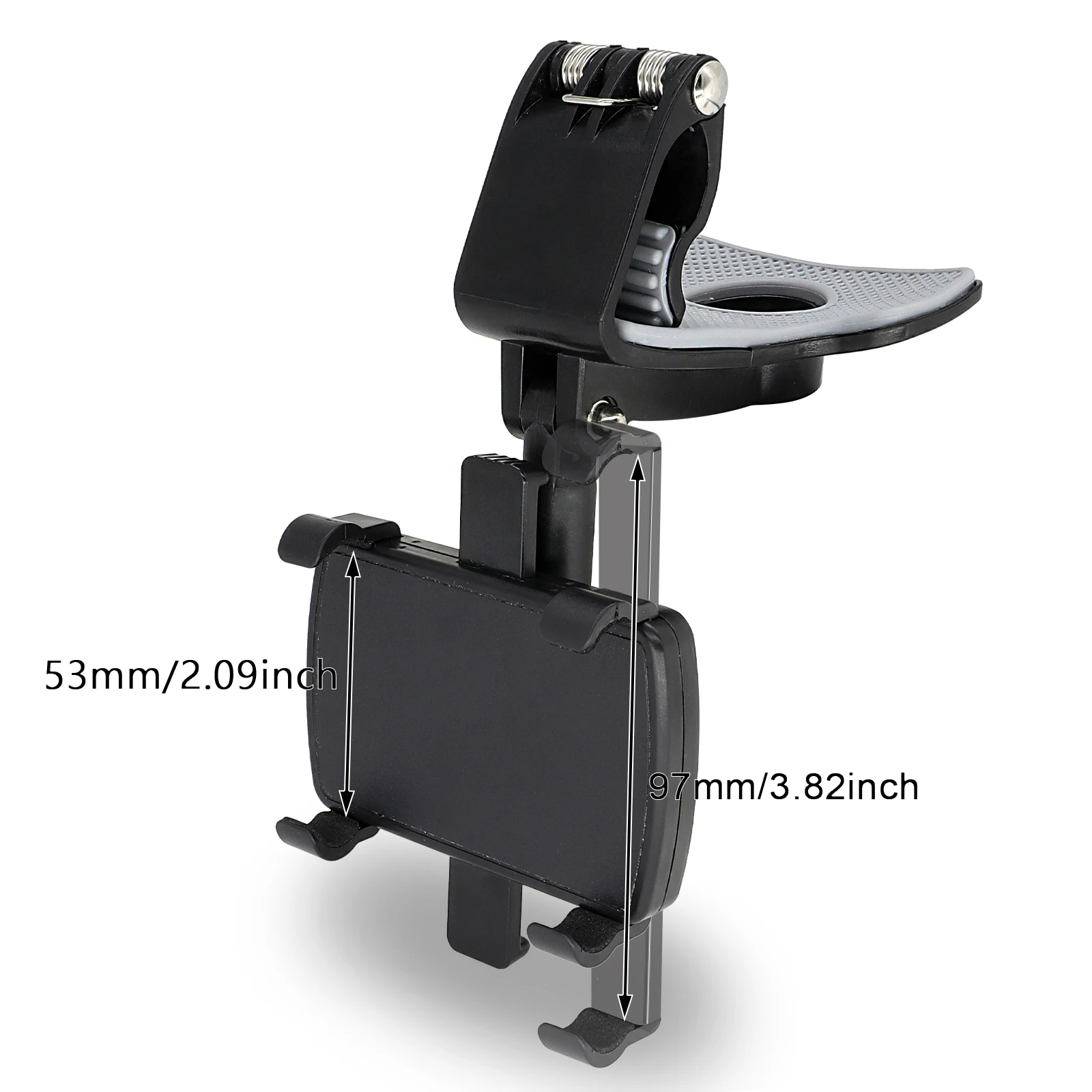 Universal Cell Phone GPS Car Dashboard Sunshade Mount Stand Clip Cradle Upgrade 360 Rotation Smartphone Bracket Support Holder